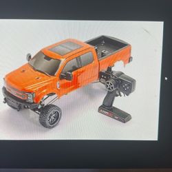1/10 Ford F250 4WD KG1 Edition Lifted Truck Daytona RTR Orange Rc Car