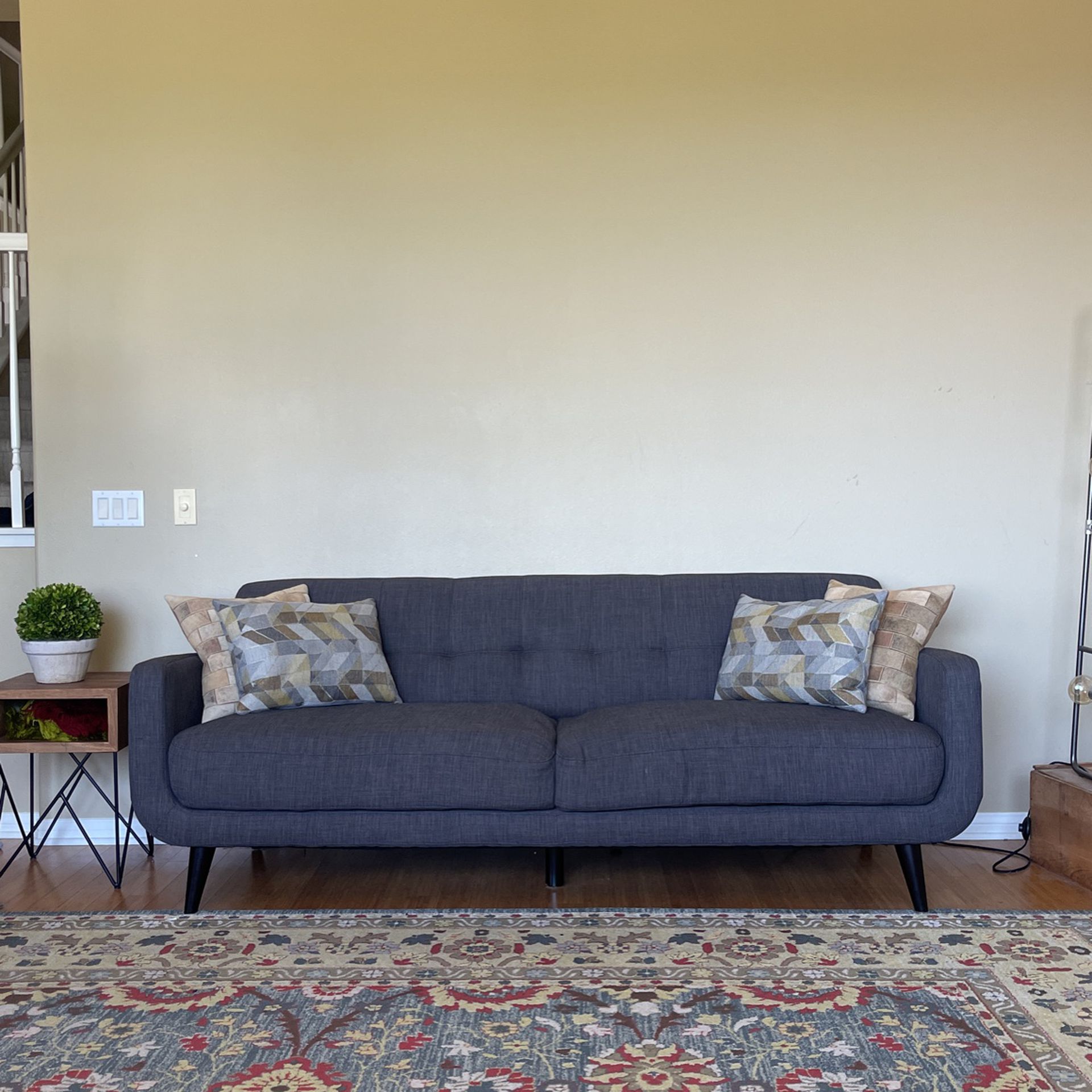 Hailey Charcoal Living Room Sofa (sofa only)