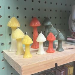Mushroom Birthday Candles