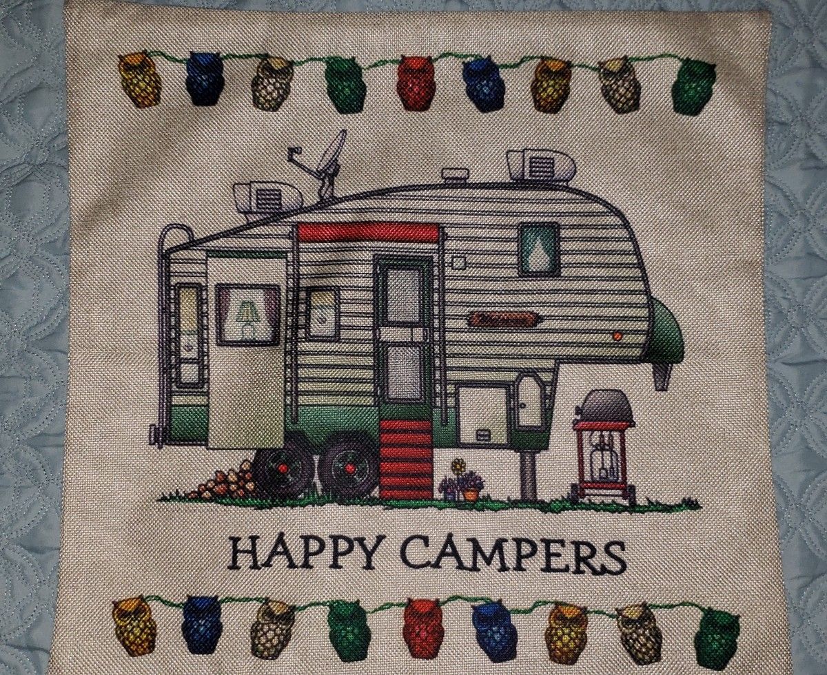 5 th wheel camper trailer pillow cover
