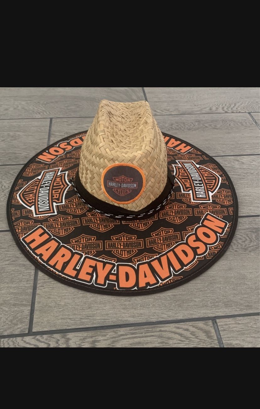 Harley Davidson Straw Hat
