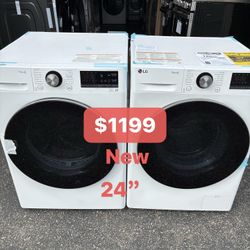 24” LG Washer And Dryer Set 