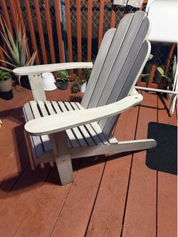 Gray Adirondack Chair