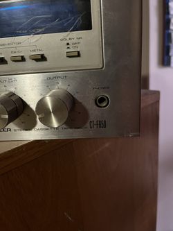 Pioneer Cassette Play