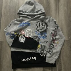 Black/Grey Streetwear Hoodie