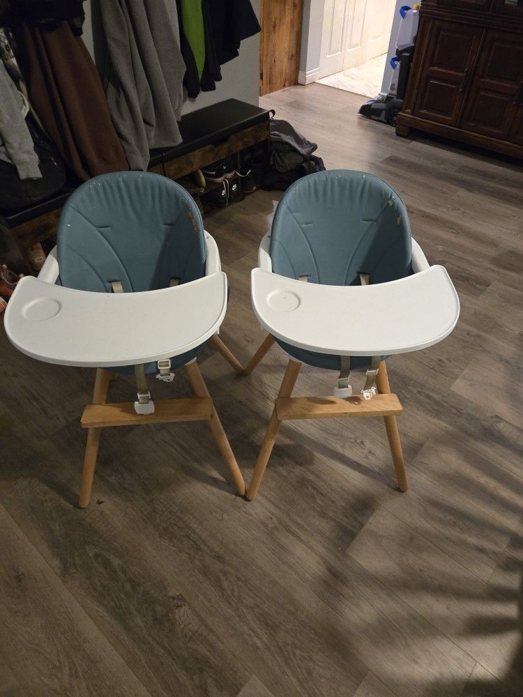 2 Free High Chairs 