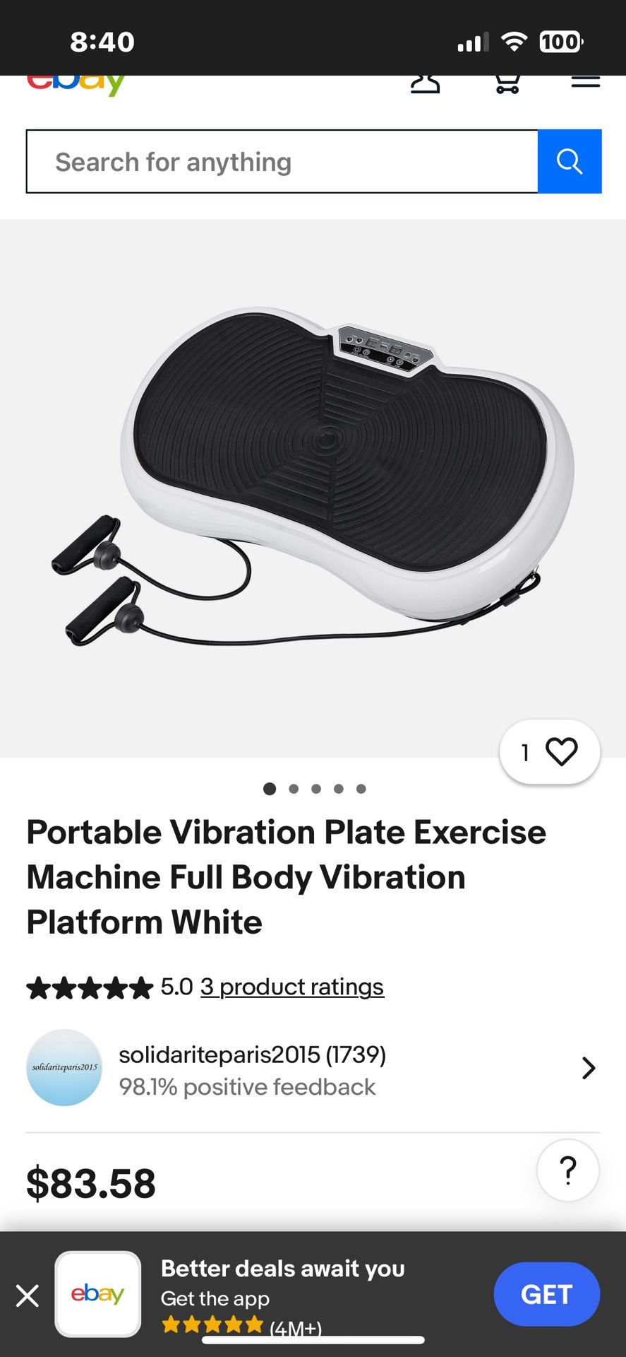 Full Body Vibration, Exercise Machine