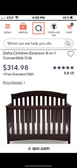 Brand New Crib 4 In 1 Convertible
