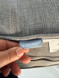 Outer Outdoor Modular Sofa – Gray/Black – Great Condition