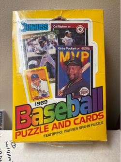 1989 Donruss baseball cards - unopened packs