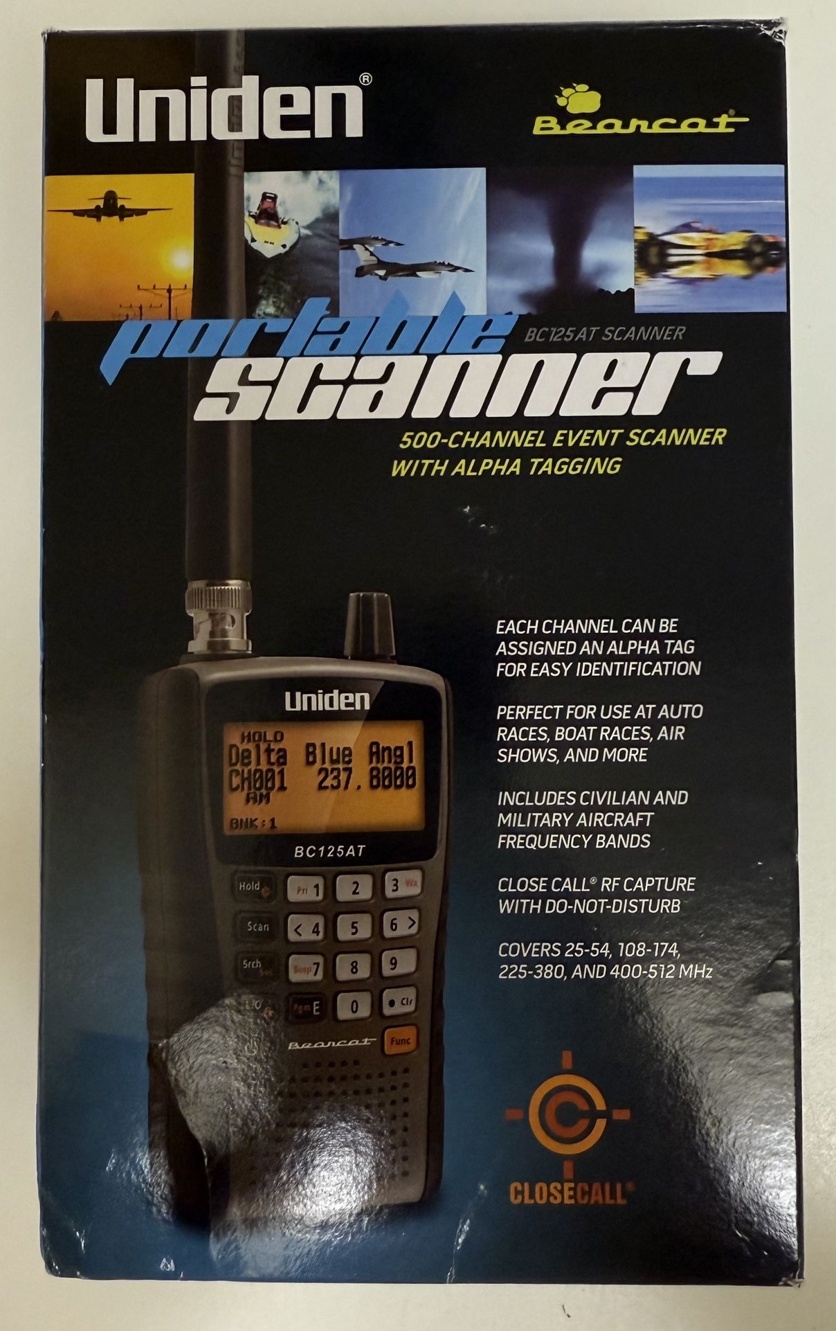 Uniden Portable Scanner (BearCat BC125AT)