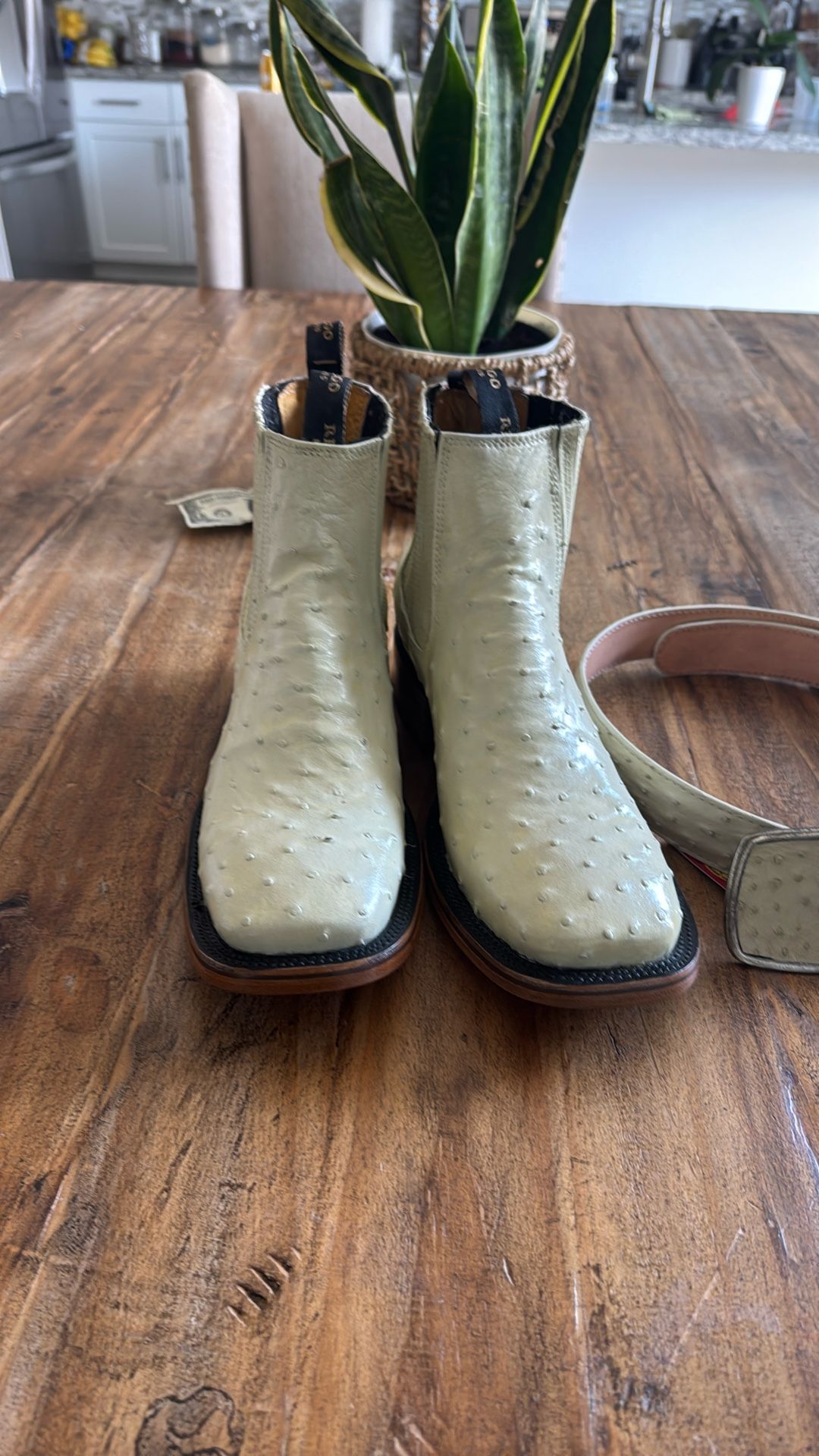 Ostrich Boots