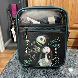 Loungefly Disney Jack & Sally Crossbody Bag “Nightmare Before Christmas”.  Brand new with tags.  