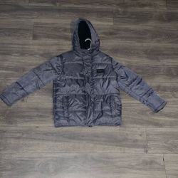 Grey Calvin Klein Puffer Jacket Mens