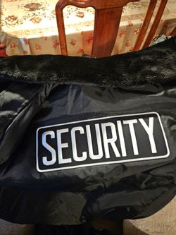 Security Jackets large and X-Large