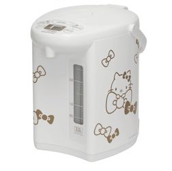 Zojirushi X Hello Kitty Micom Water Boiler and Warmer, 3.0l (White) Limited-edition graphics, four heat settings, Quick Temp mode, one-touch operation