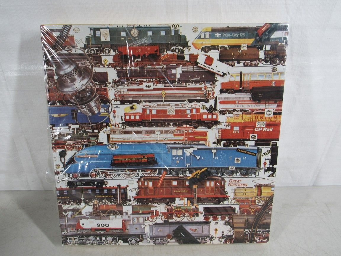 Challenger "All Aboard" Trains 600 Piece Jigsaw Puzzle-New & Sealed
