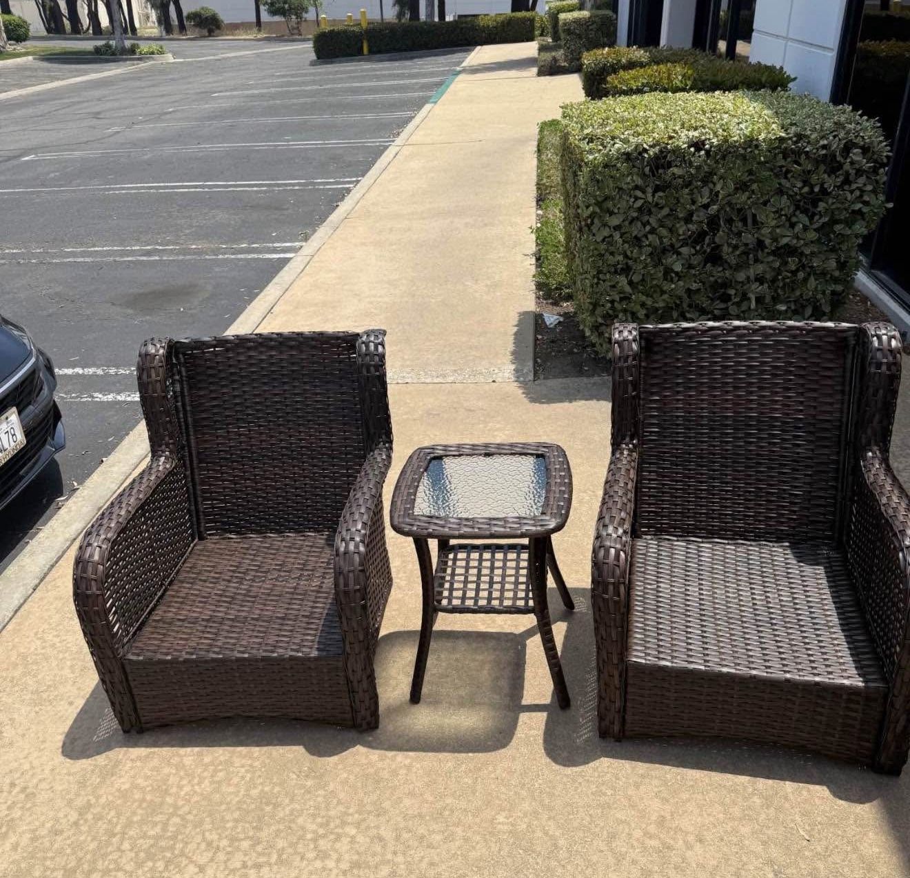 3 Piece Patio Set ( No Cushions)