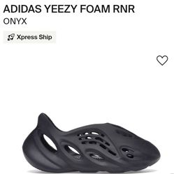 ADIDAS YEEZY FOAM RNR ONYX Size 6