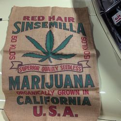 Red hair Sinsemilla Burlap Sack