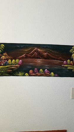 Hand made painting 12×36 inches .brand new