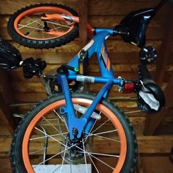 Hot Wheel Bike With Training Wheels 60.00