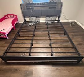 King size bed frame