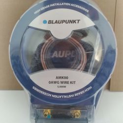BLAUPUNKT 0 GAUGE CCA 5000W CAR AMPLIFIER INSTALL WIRE KIT ( BRAND NEW PRICE IS LOWEST INSTALL NOT AVAILABLE )