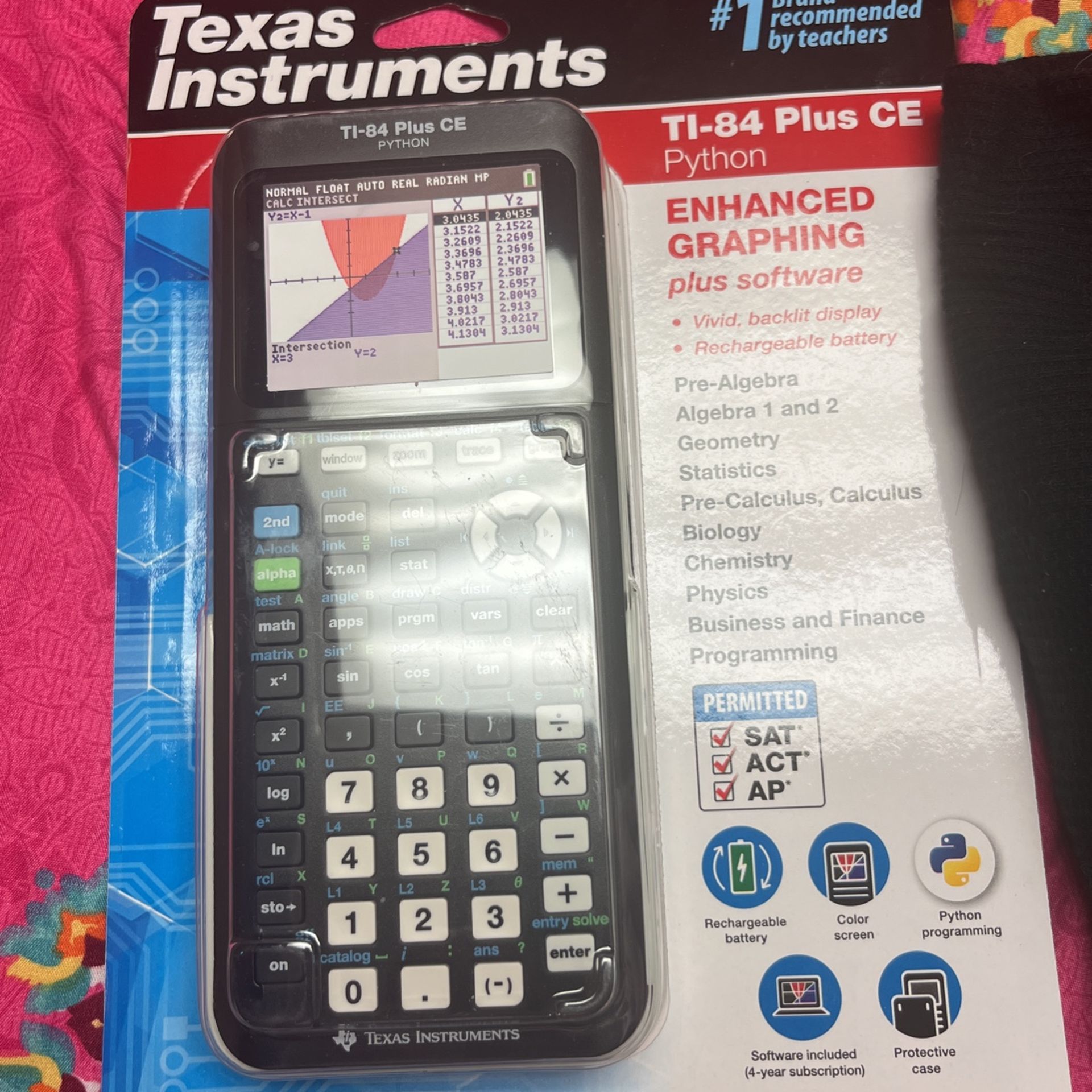 New T-I Plus CE Python Graphing Caculater