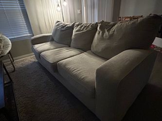 Beige Three-Seat Sofa (Centennial Hills)