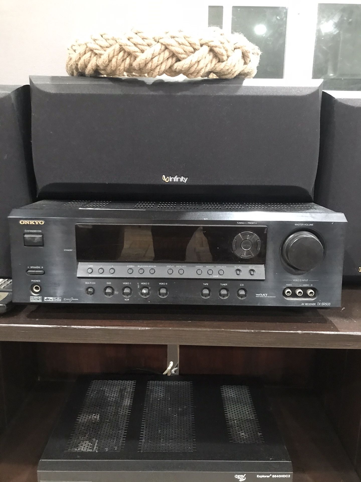 Onkyo reciever and infinity surround sound