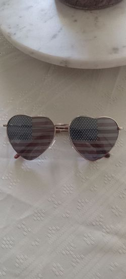 Heart Shaped 4th of July Shades