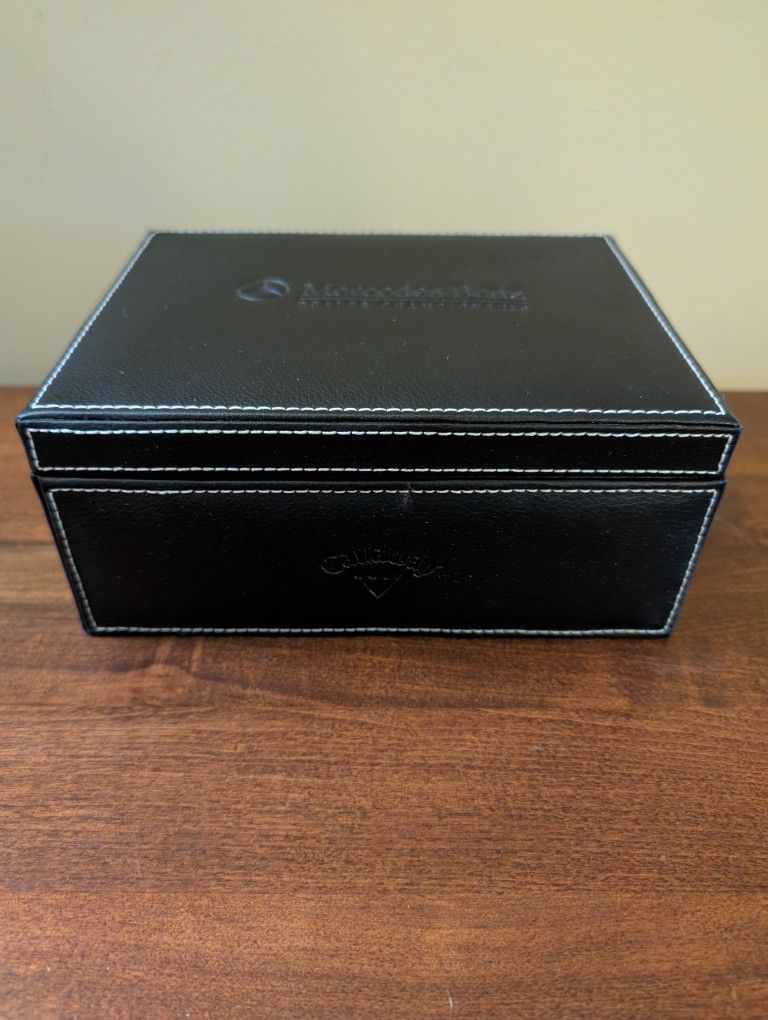Callaway Golf Mercedes Benz Dealer Championship Leather Box