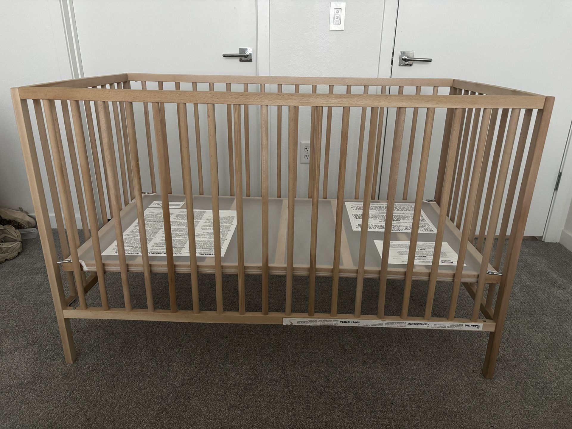 NEED GONE -HARDLY USED - Baby Crib