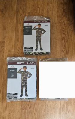 NEW Halloween costume: Military size (6_7),(8).