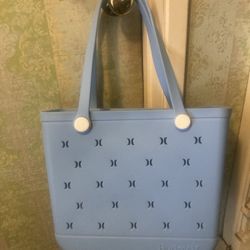 Harley Beach Tote Bag 14” Blue 