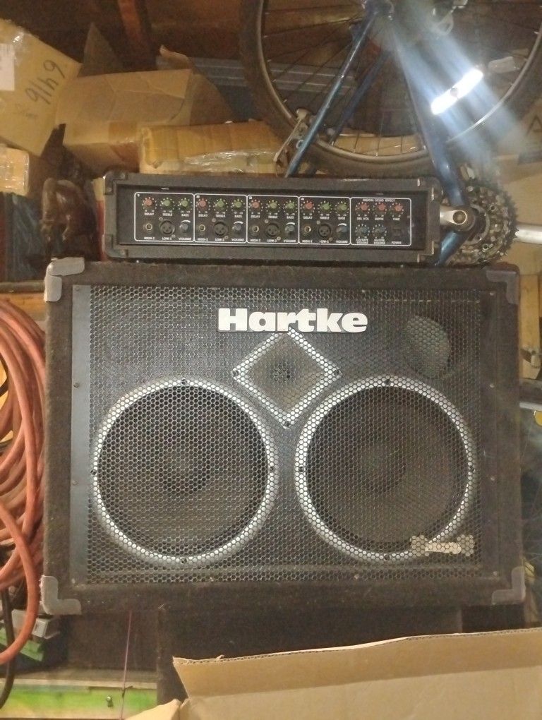 Hartke Bass Amp and Cabinet