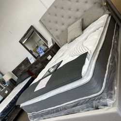 😴(NUEVOS) Colchones Enganche Desde $1  LIQUIDACIÓN OUTLET KINGS QUEENS FULLS TWINS En Plastico!!😴🚚Entrega Disponible