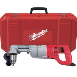 Milwaukee 4.5 Amp Corded 1/2 in. Corded Right-Angle Drill Kit with Hard Case