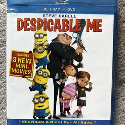 “Despicable Me” Blue ray DVD Movie 