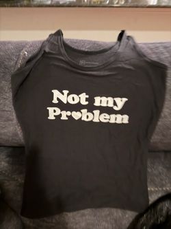 Girls Black under T-Shirt Large Size