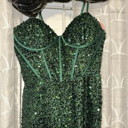 Emerald Green Formal Dress