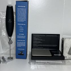 Milk Frother & Mini Digital Scale ❗️Firm Price❗️