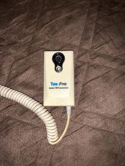 Tune free audio FM transmitter