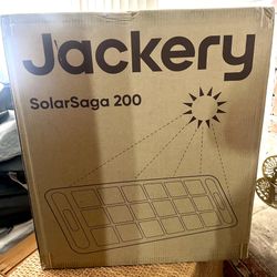 Jackery SolarSaga 200 (2-Pack) Portable Solar Panels – New in Box