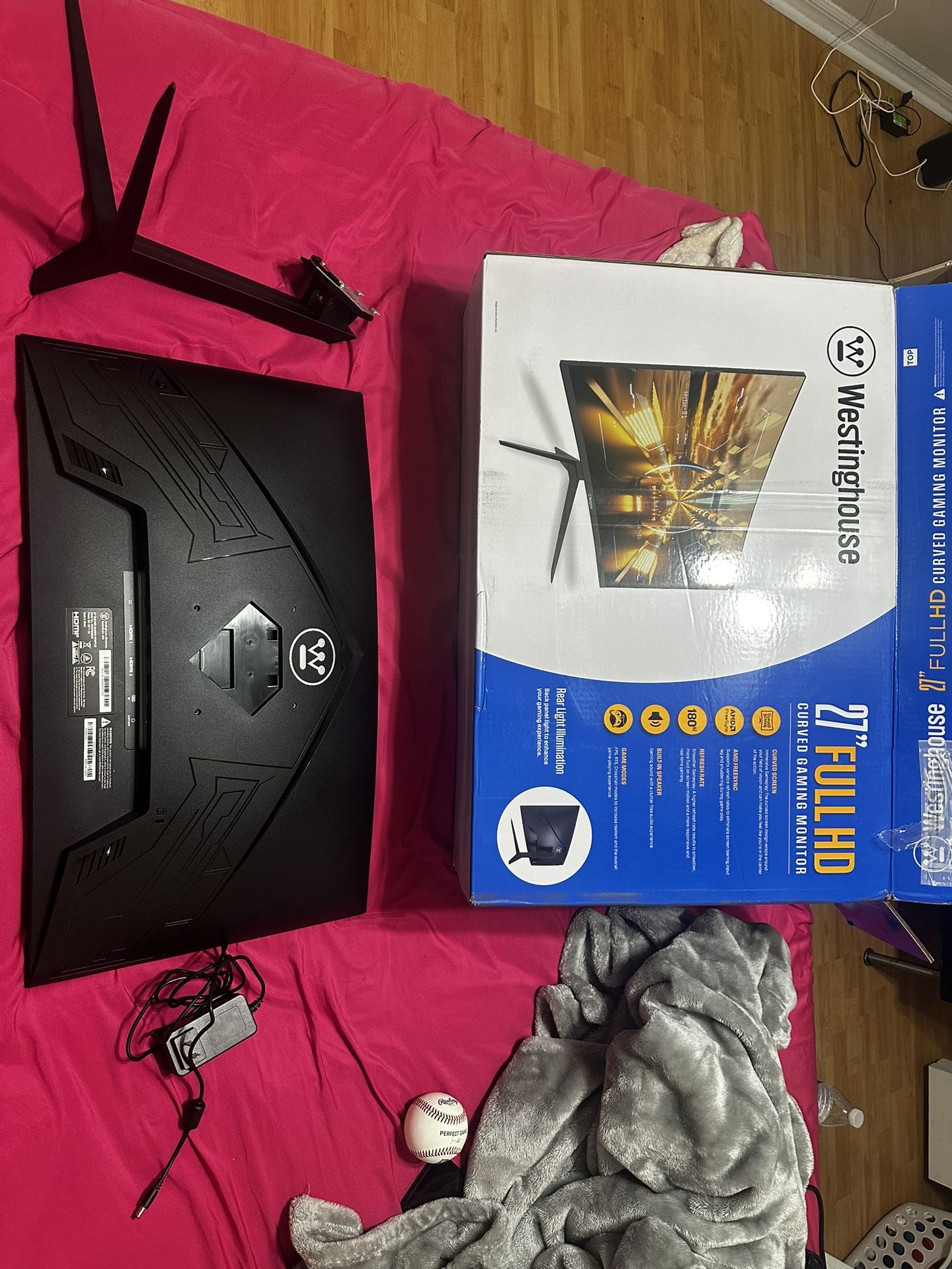 Gaming Monitor Curved 27” Full HD 180hz