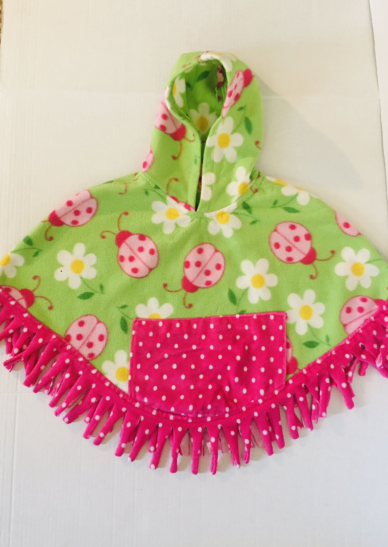 Colorful Poncho sz 4T-6
