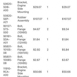 Acura Tl Parts