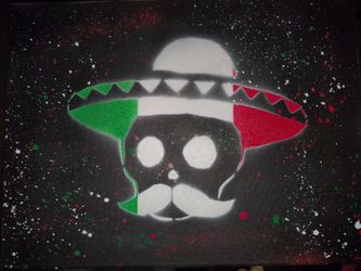 Canvas painting local art