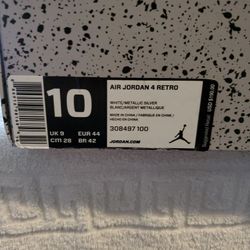 Mens Jordan  Retro 4s 